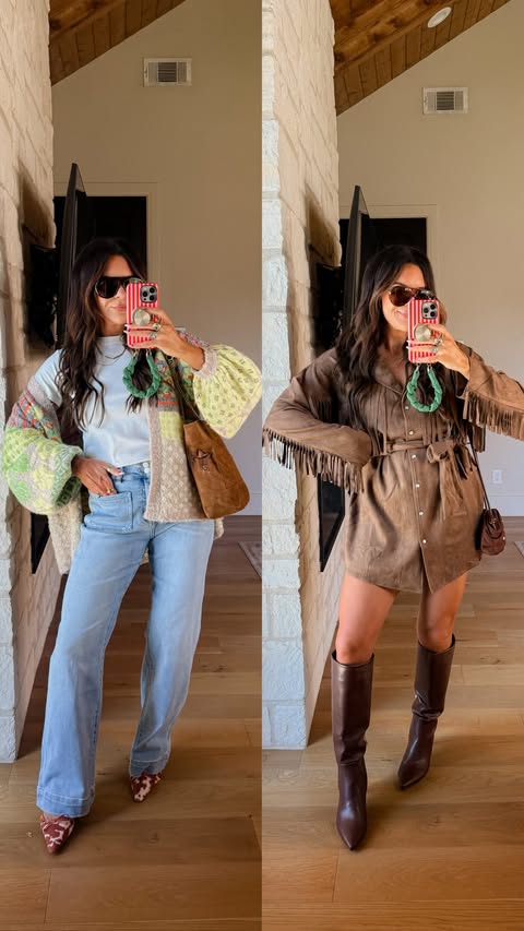 Instagram post by @betterwithchardonnay for Vici Collection. Caption reads: From casual to concert look 😮‍💨 @vici quite....