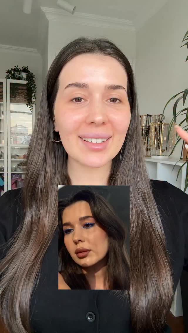 Instagram post by @mervekutlu for Hourglass Cosmetics. Caption reads: En sevdiğim tonlar 🤤🤤 günlük makyajlarda artık....