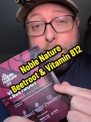 TikTok post by @edmaster80 for Noble Nature. Caption reads: [...] how beneficial beetroot actually is.....