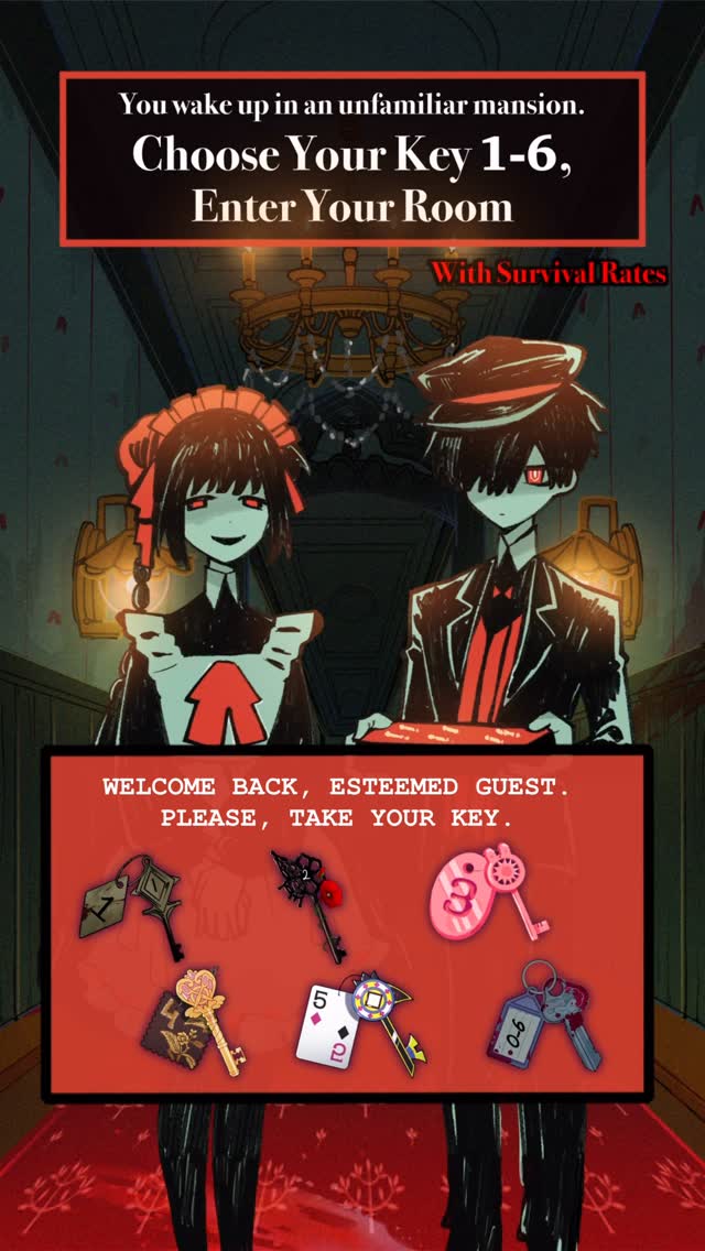 Instagram post by @alcie.c for WEBTOON. Caption reads: Did you survive the mansion…?

The Haunted Mansion....