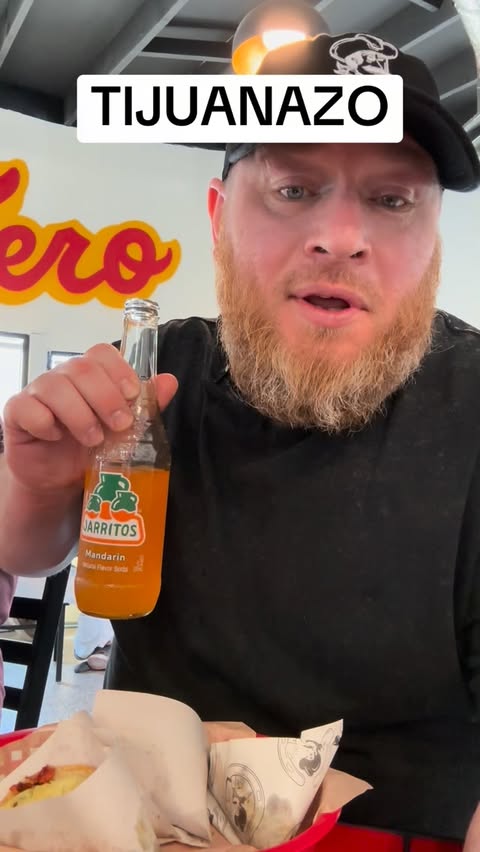 Instagram post by @kerrymann81 for Jarritos. Caption reads: [...] of us. #fyp #food #love #sponsored #jarritos.