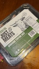 Instagram post by @lifeofbiancam for Just Meats. Caption reads: [...] exclusive discounts at checkout with....