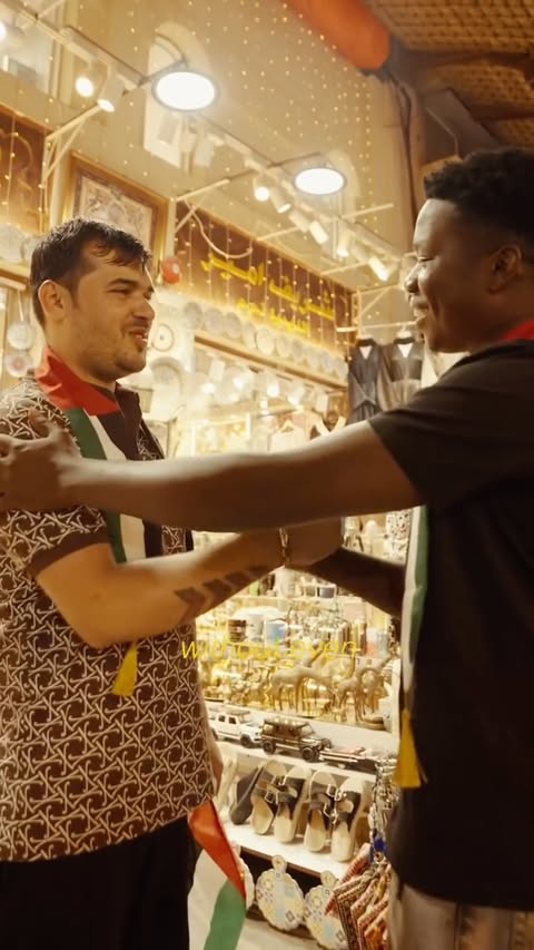 Instagram post by @rashidlumunye for Visit Dubai. Caption reads: [...] land. 

Happy Eid Al Etihad.....