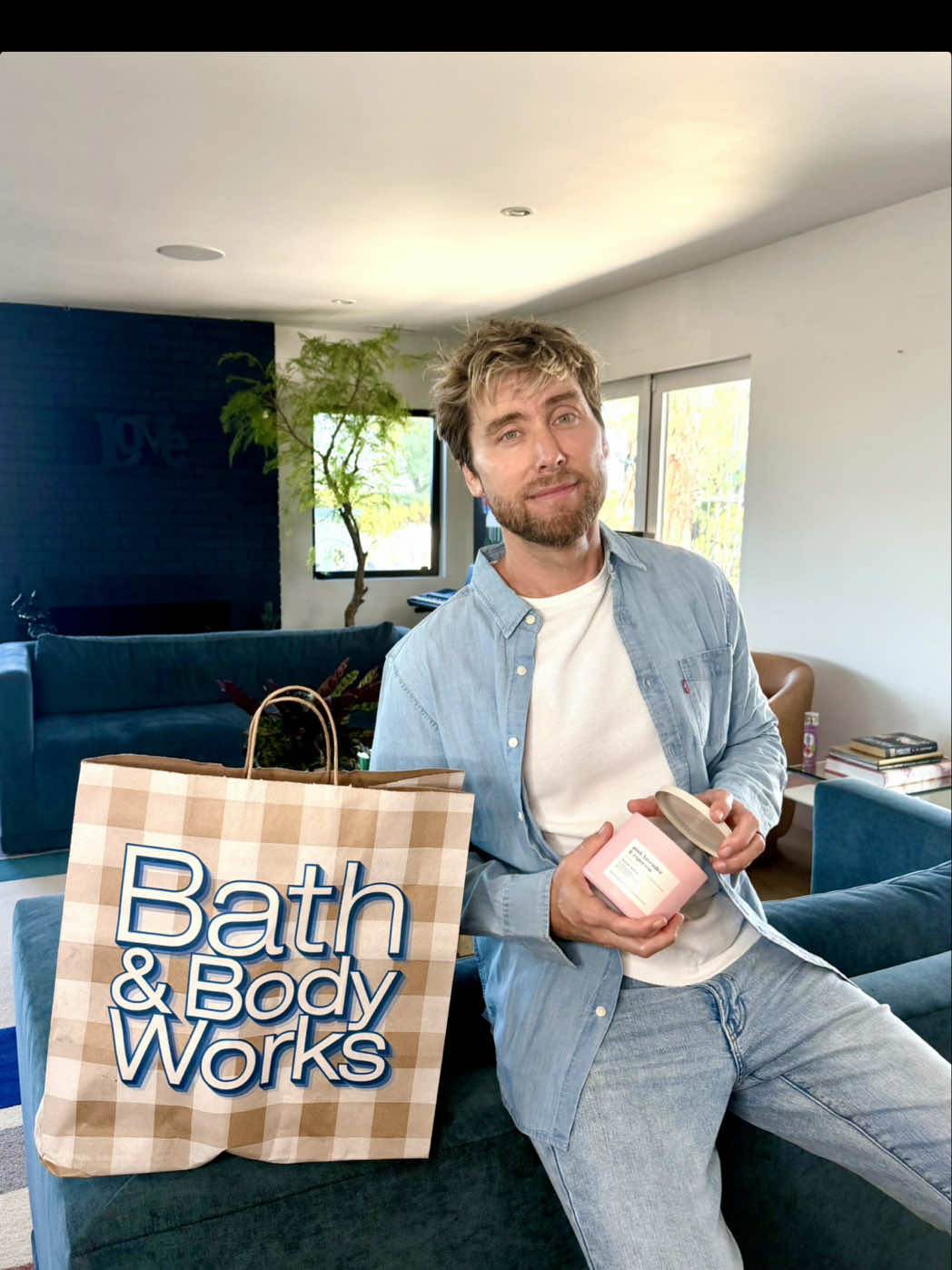 TikTok post by @lancebass for Bath & Body Works. Caption reads: Good news: the Bath & Body Works Semi-Annual Sale....