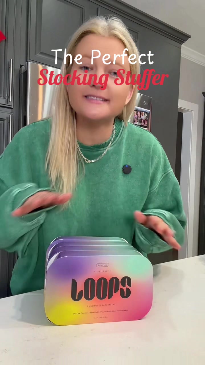 TikTok post by @workingmama40 for LOOPS. Caption reads: [...] gift of self care this holiday season!....