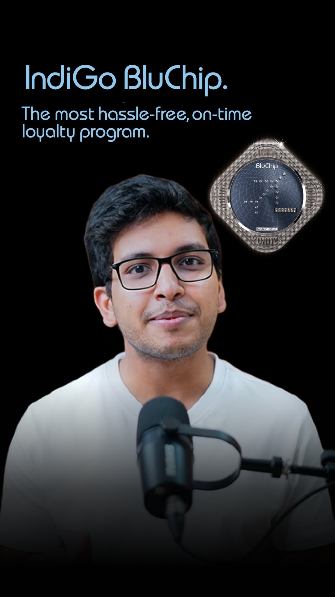 Instagram post by @businesswithbansal for IndiGo. Caption reads: IndiGo found a way where even your grocery, [...].