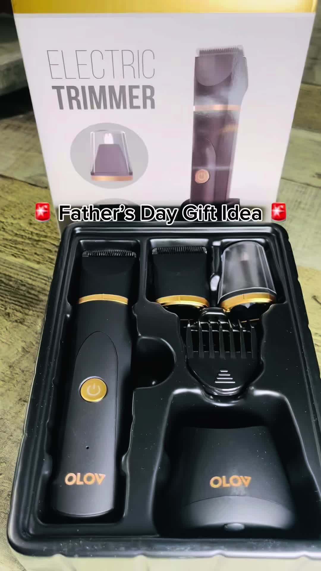 TikTok post by @manda_renee33 for OLOV. Caption reads: [...] for the perfect Father’s Day gift? 🎁 The....