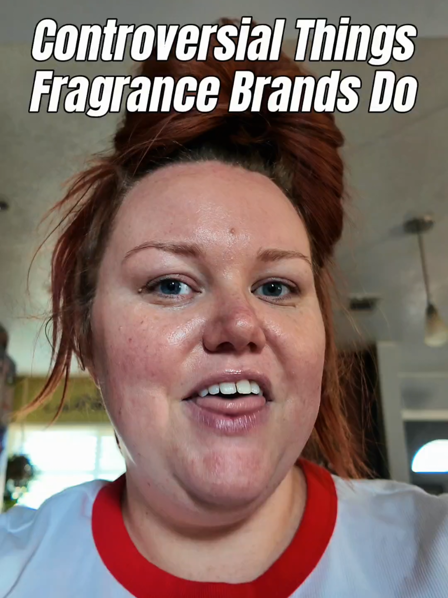 TikTok post by @perfumedisco for ONE SIZE BEAUTY. Caption reads: Controversial Fragrance Hot Takes for the day....