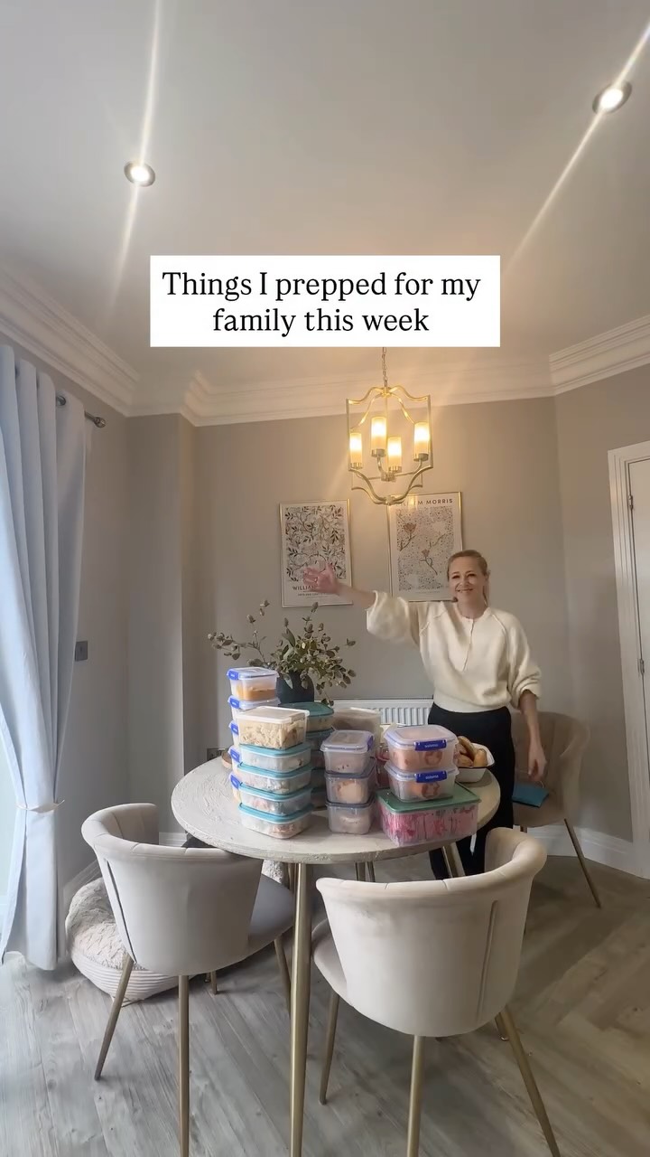 Instagram post by @arrowsmithshome__ for Asda. Caption reads: Comment FOOD PREP for the recipes, I’ve typed them....