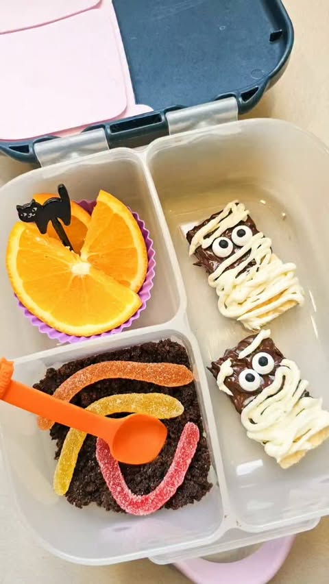 Instagram post by @micavldz_ for Shopee Philippines. Caption reads: Easy Halloween snacks idea with Wafer Deluxe ✨️....