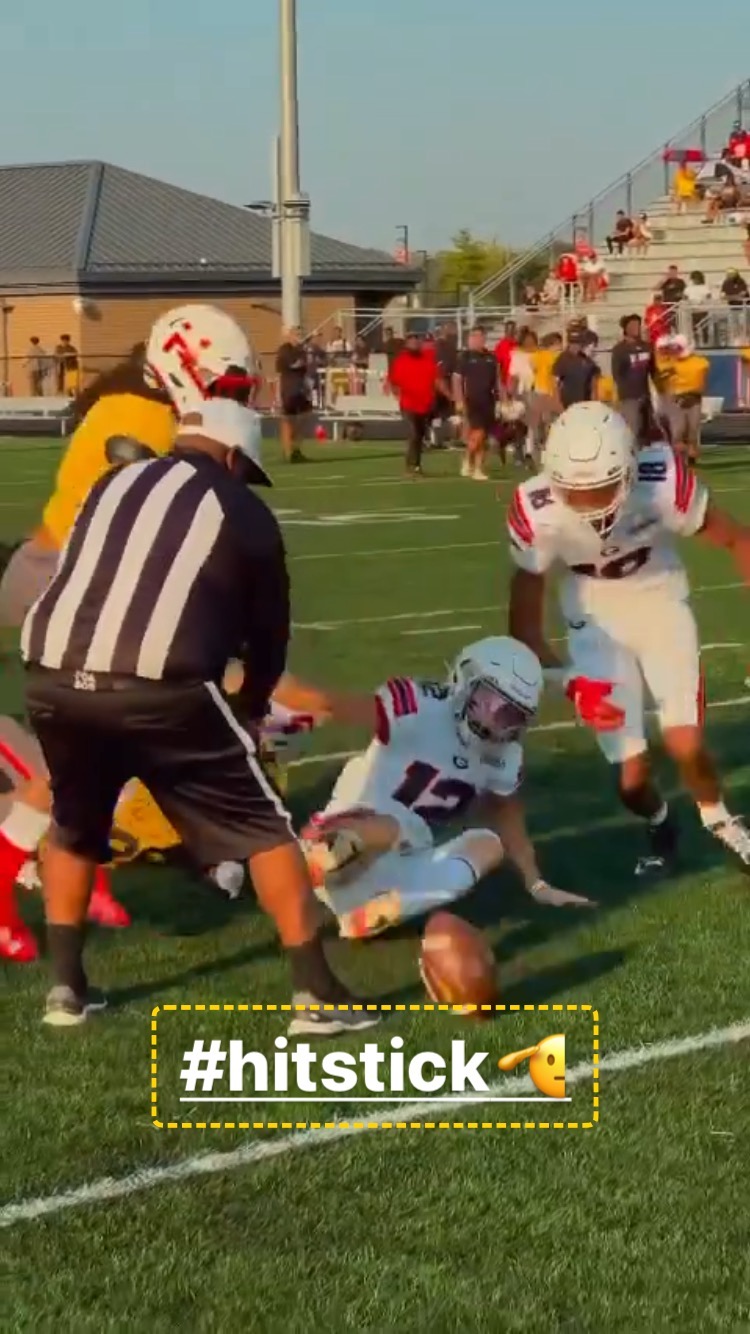 Instagram post by @hitstick_mani for Battle Sports. Caption reads: Hitstick 🫢😬😂 @battlesports @themarylandheat....