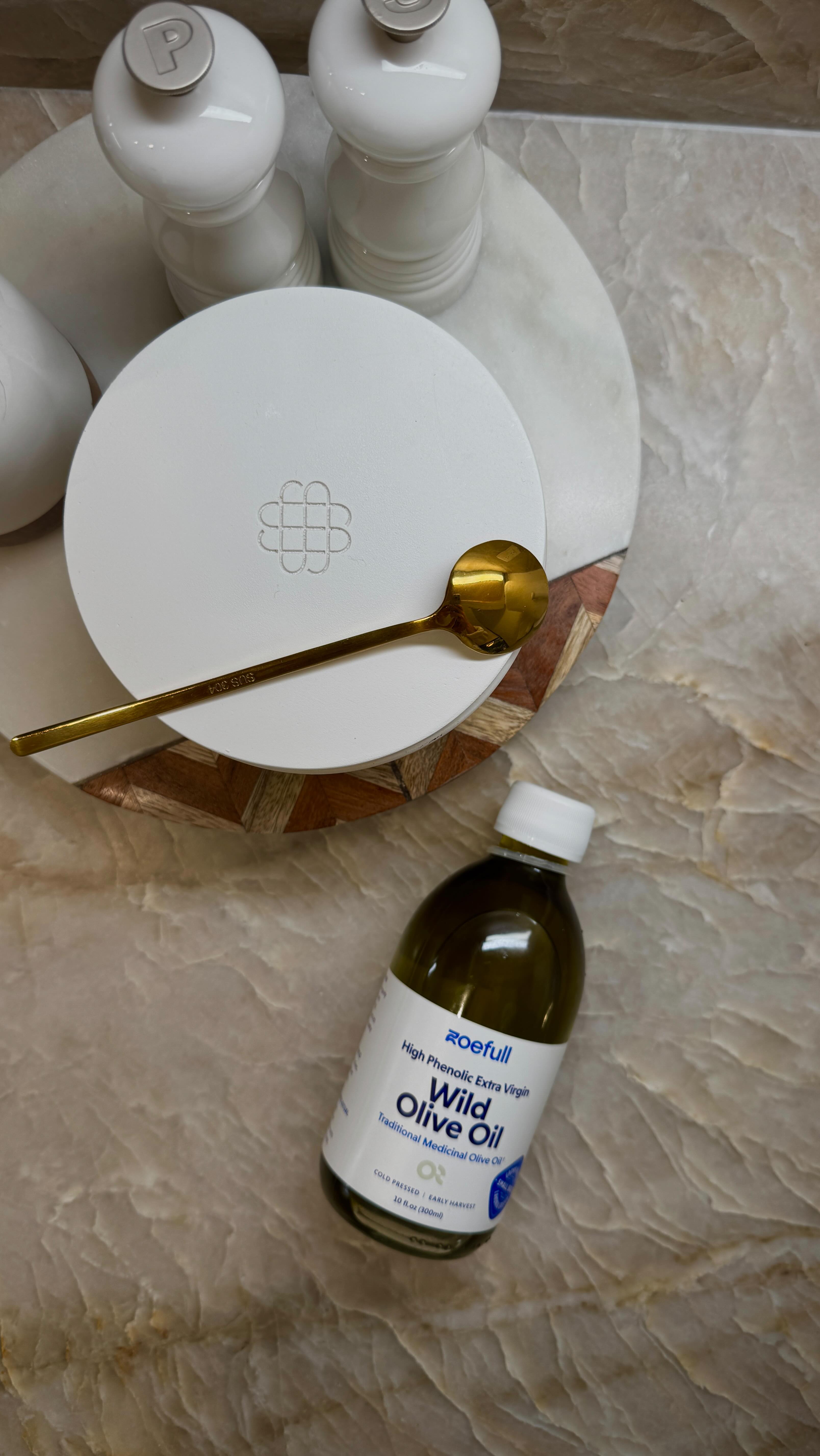 Instagram post by @wellnessby_ems for Zoefull. Caption reads: Hotter. Healthier. Glowy-er 🤍 @zoefull Wild Olive....