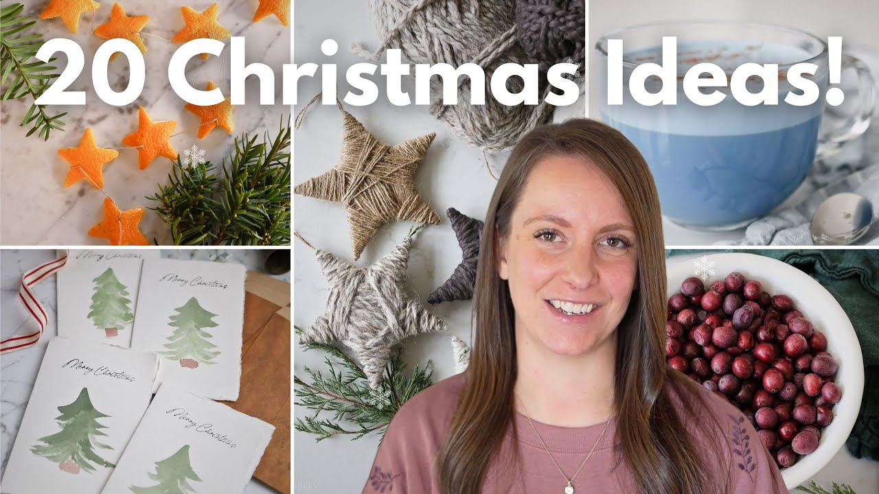 YouTube post by @TIDBITSandCompany for Zazzle. Caption reads: 20 Christmas Crafts, Gifts, and Decor Ideas to....