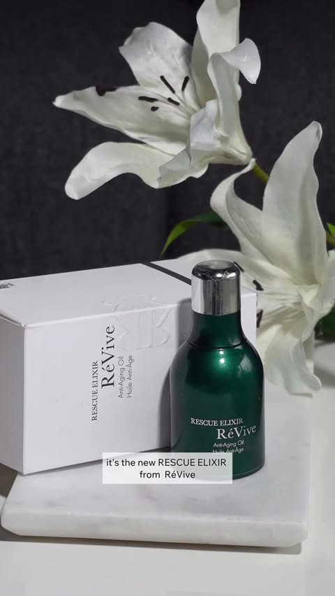 Instagram post by an influencer for RéVive Skincare. Caption reads: Use my code REVIVEONLY Glow that defies time. ✨....