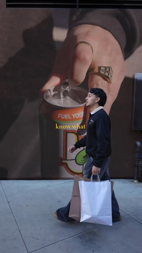 Instagram post by @blesiv for Bang Energy. Caption reads: [...] all-day energy 🎄⚡️ Ready. Set. Bang.....