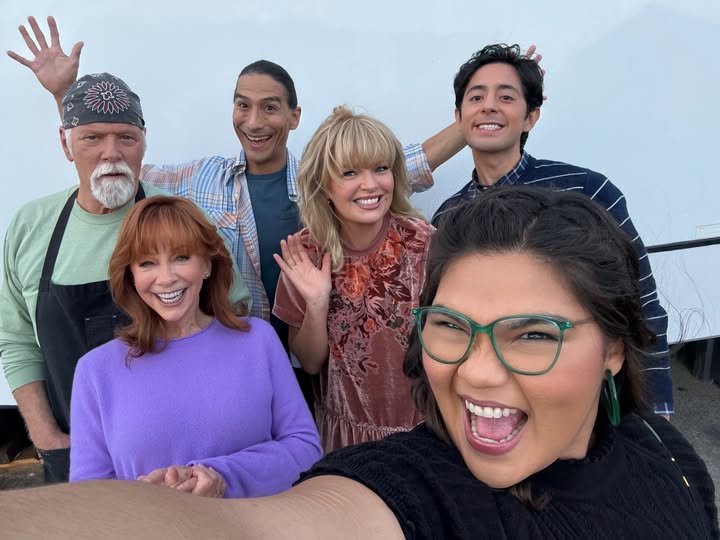 Instagram post by @melissapeterman for Peacock. Caption reads: [...] brand new episode? Stream now on @peacock....