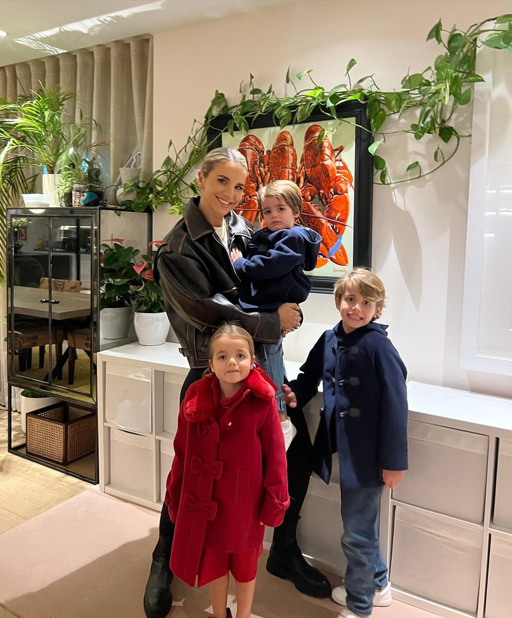 Instagram post by @voguewilliams for Monsoon. Caption reads: Last week was the start of Christmas fun in....