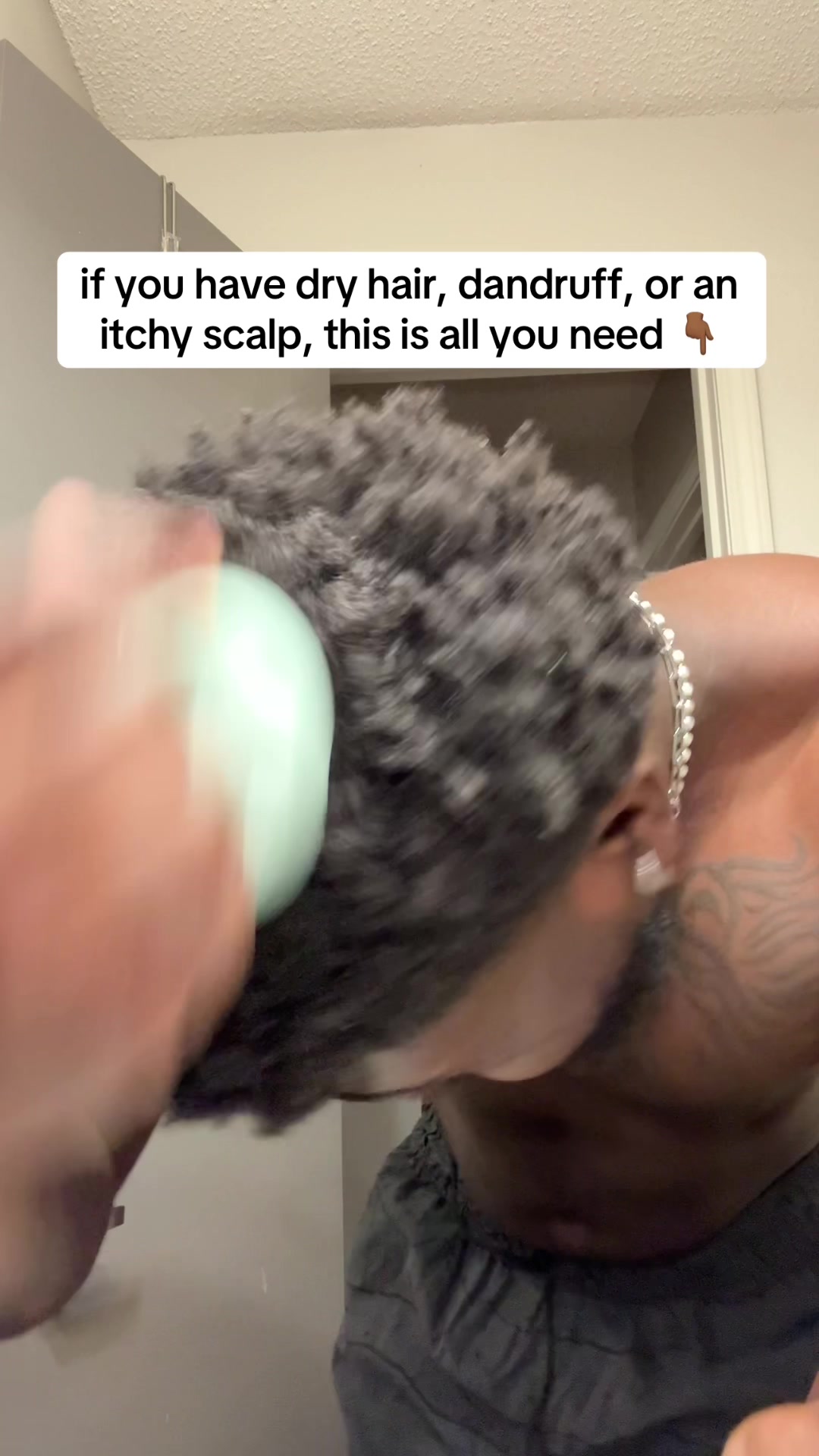 TikTok post by @colossusshops for artnaturals. Caption reads: [...] get your hair shiny and healthy again....