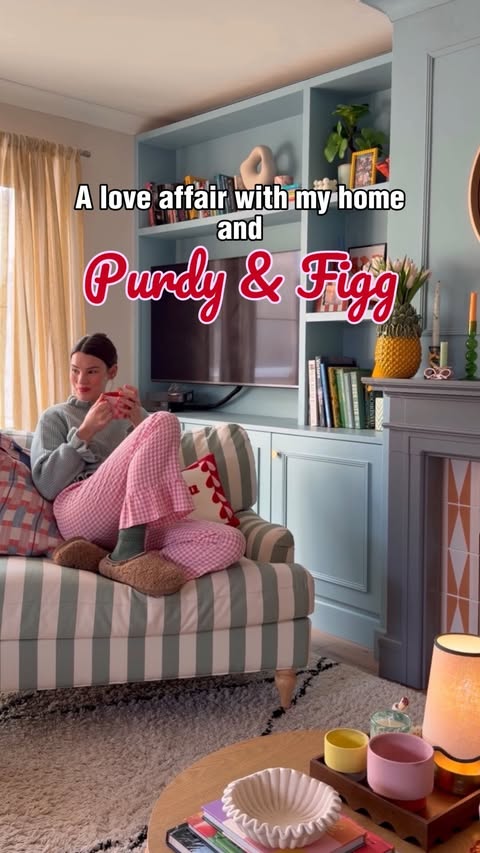 Instagram post by @dominyirving for Purdy & Figg. Caption reads: AD What’s your love language? I’ve been showing....