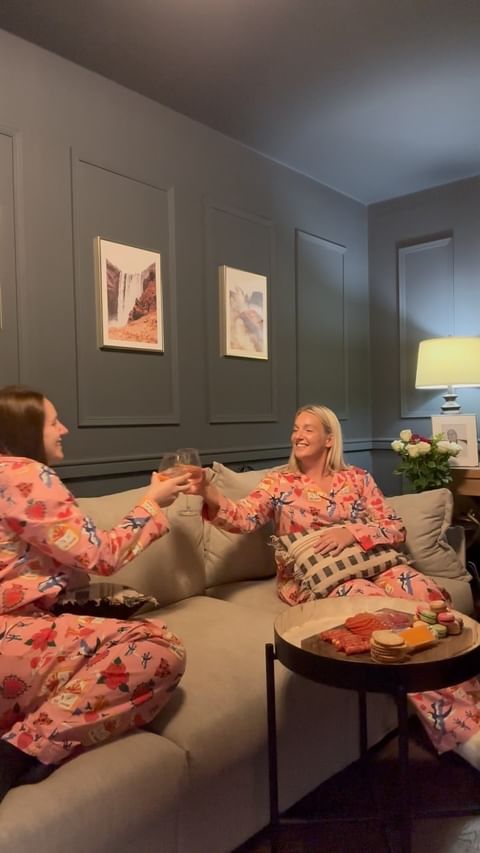 Instagram post by @chelshome_ for Lillet. Caption reads: Chic, Cozy, and Completely Parisian: A Girls’....