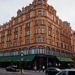 Instagram post by @about___blank for Harrods. Caption reads: We’re delighted to let you know we launched at....