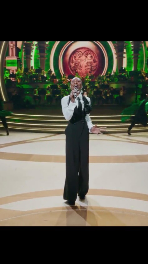 Instagram post by @cynthiaerivo for Peacock. Caption reads: Thank Oz for this magical moment! 💚 Wicked: One....