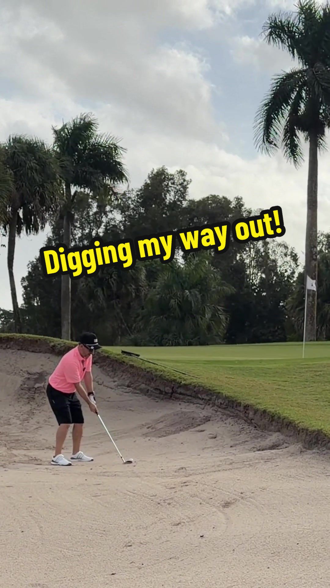 TikTok post by @mrcmelendez for 69 Golf. Caption reads: Putting my @69 Golf wedges and putter to the....