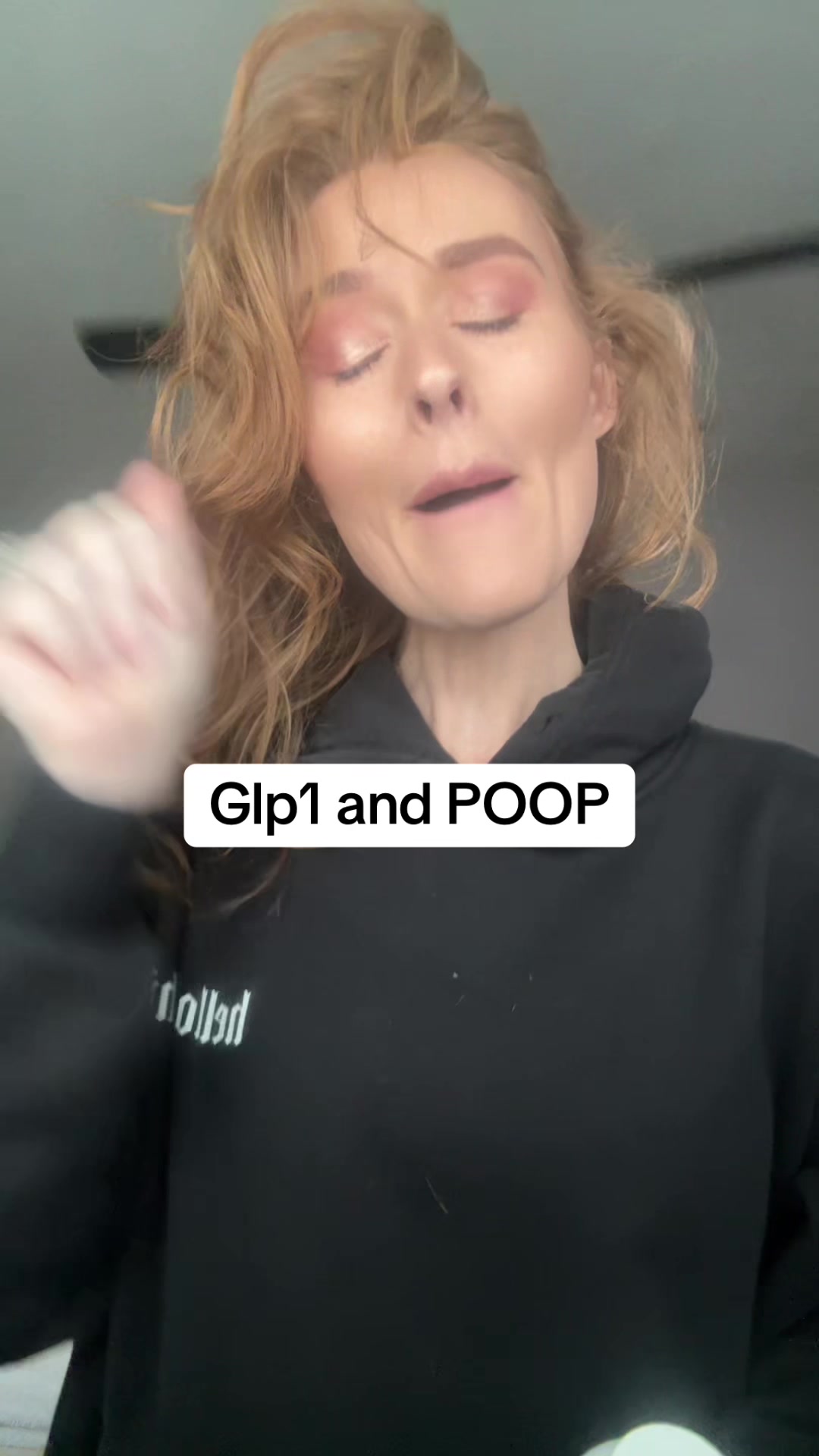 TikTok post by @wellnesswithcassie for Feel Goods. Caption reads: Glp1 and constipation!! @Feel Goods #guthealth....