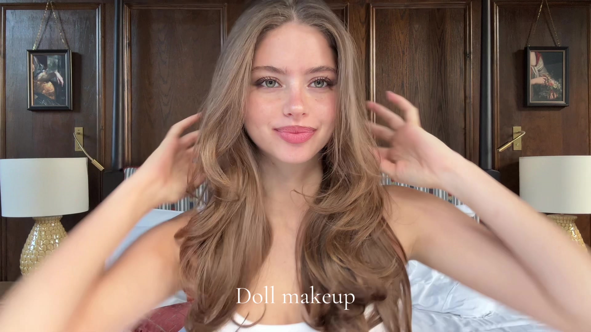 TikTok post by @itssluciaf for Mugler. Caption reads: ad I did layer this look over a little makeup I....