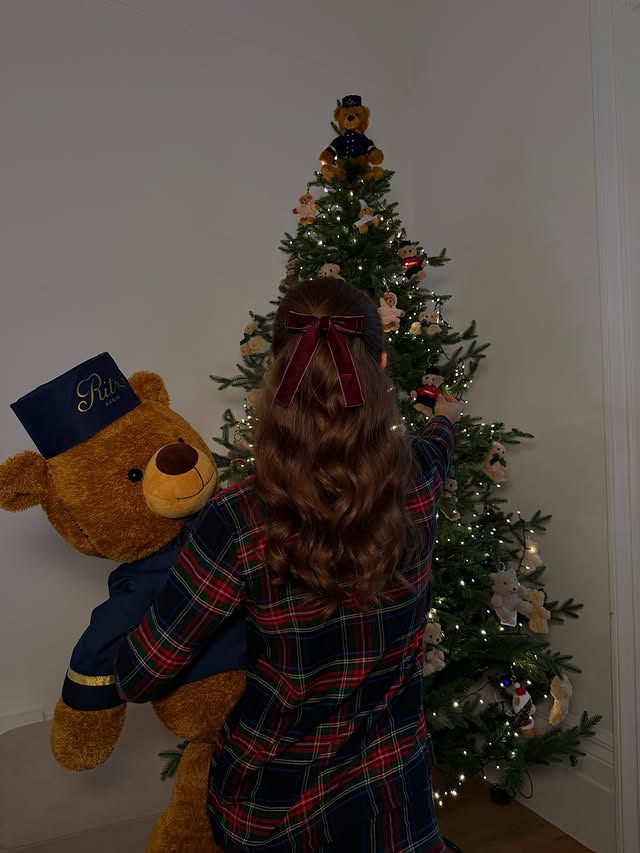 Instagram post by @isobellorna_ for Harrods. Caption reads: [...] tree yet, covered in mini @ritzparis and....