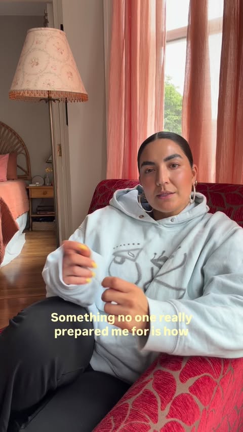 Instagram post by @fitfatandallthat for Wisp. Caption reads: [...] is how much being a woman changes… #AD....