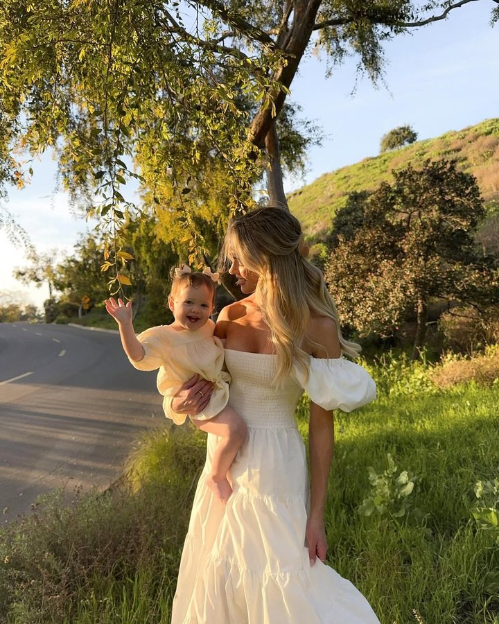 Instagram post by @jessnoons for Gerber Childrenswear. Caption reads: Embracing all the little moments together this....