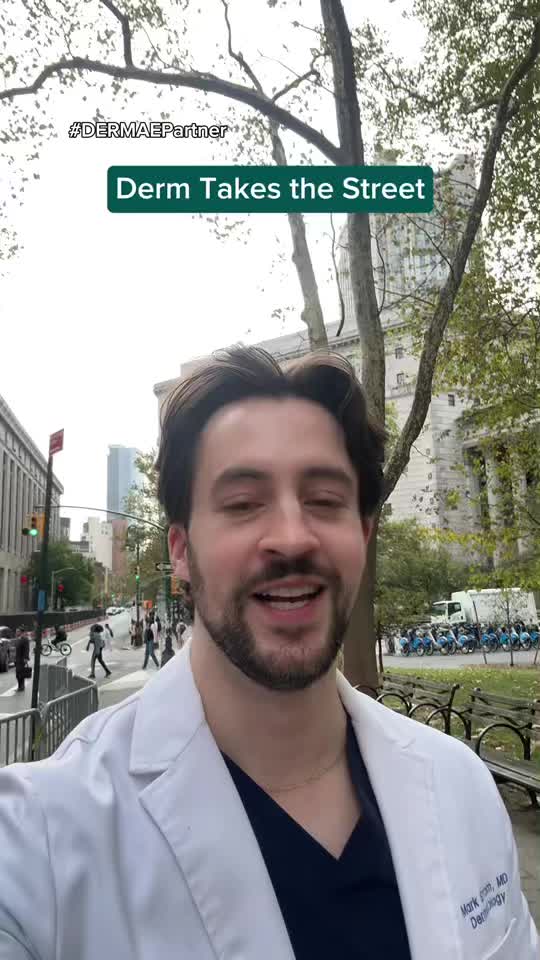 TikTok post by @tinx for DERMA•E. Caption reads: [...] tips. @Ulta Beauty #ad #dermae....