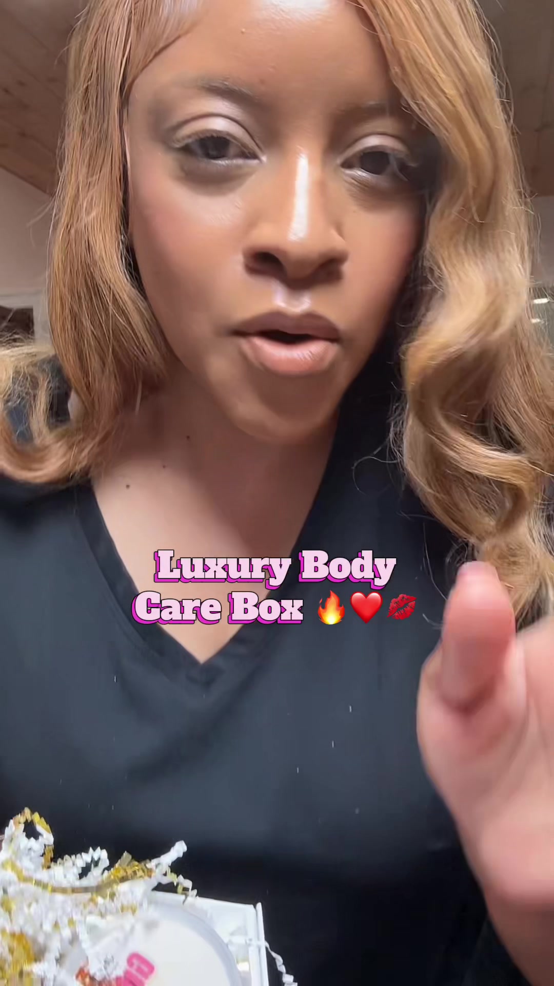 TikTok post by @7dallasndakota2.0 for JerrBears Company. Caption reads: @jerrbearscompany #bodyglaze #bodybutter [...].