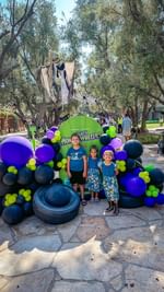 Instagram post by @mamaofkids_travels for Netflix Family. Caption reads: [...] Mighty Monsterwheelies arrives on....