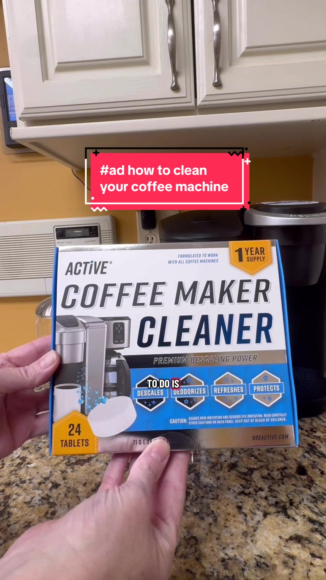 TikTok post by @thenomadicsunny for ACTIVE. Caption reads: [...] and your machine lasts longer! ft @USEACTIVE....