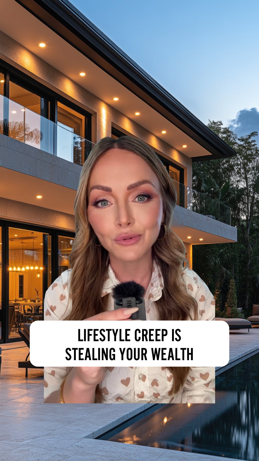 Instagram post by @nicolelapin for Bank of America. Caption reads: #Ad #BofASponsor A raise is worth celebrating—but....