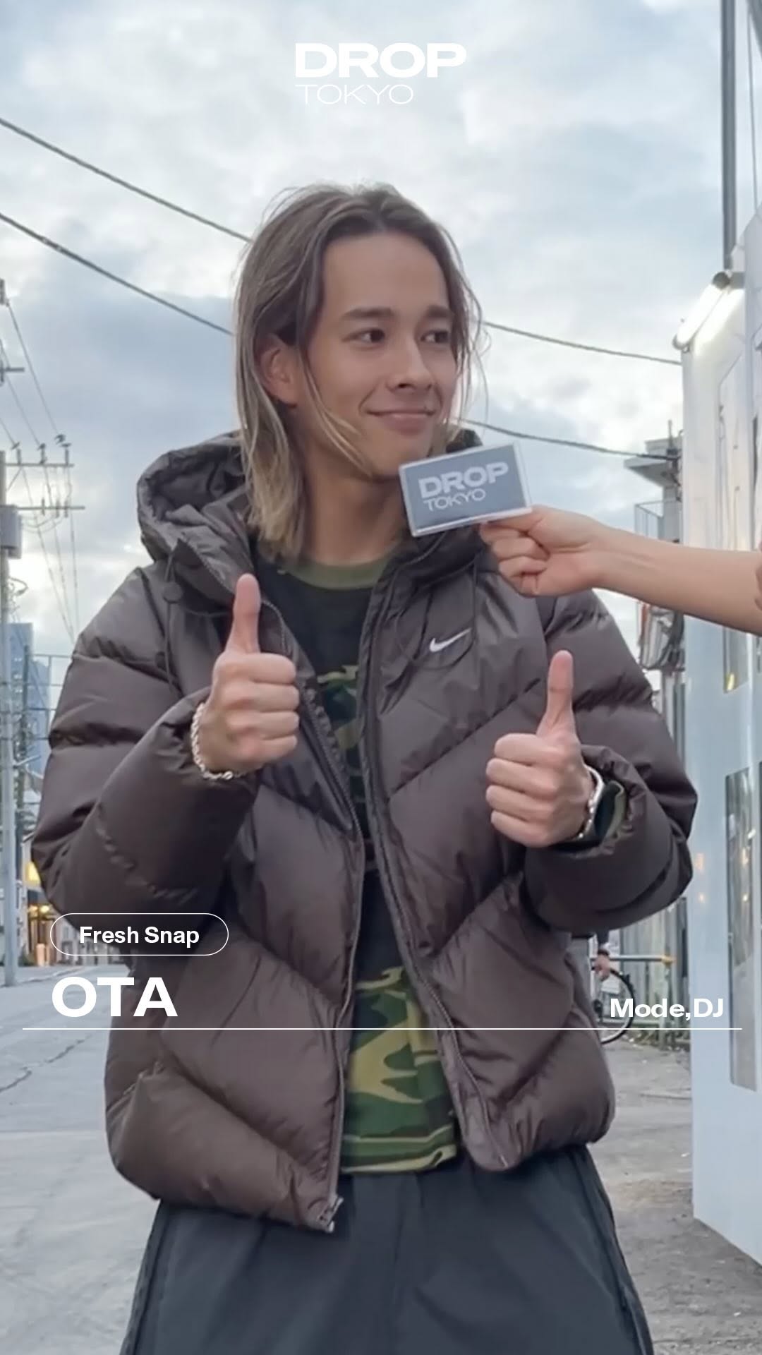 Instagram post by @__ota_________ for Droptokyo. Caption reads: OTA....