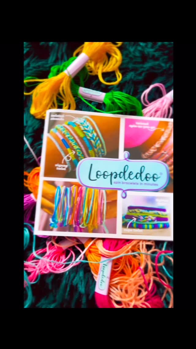 Instagram post by @ranrsisters_ for Wire PR. Caption reads: Loopdedoo ➰ 
Friendship bracelet maker....