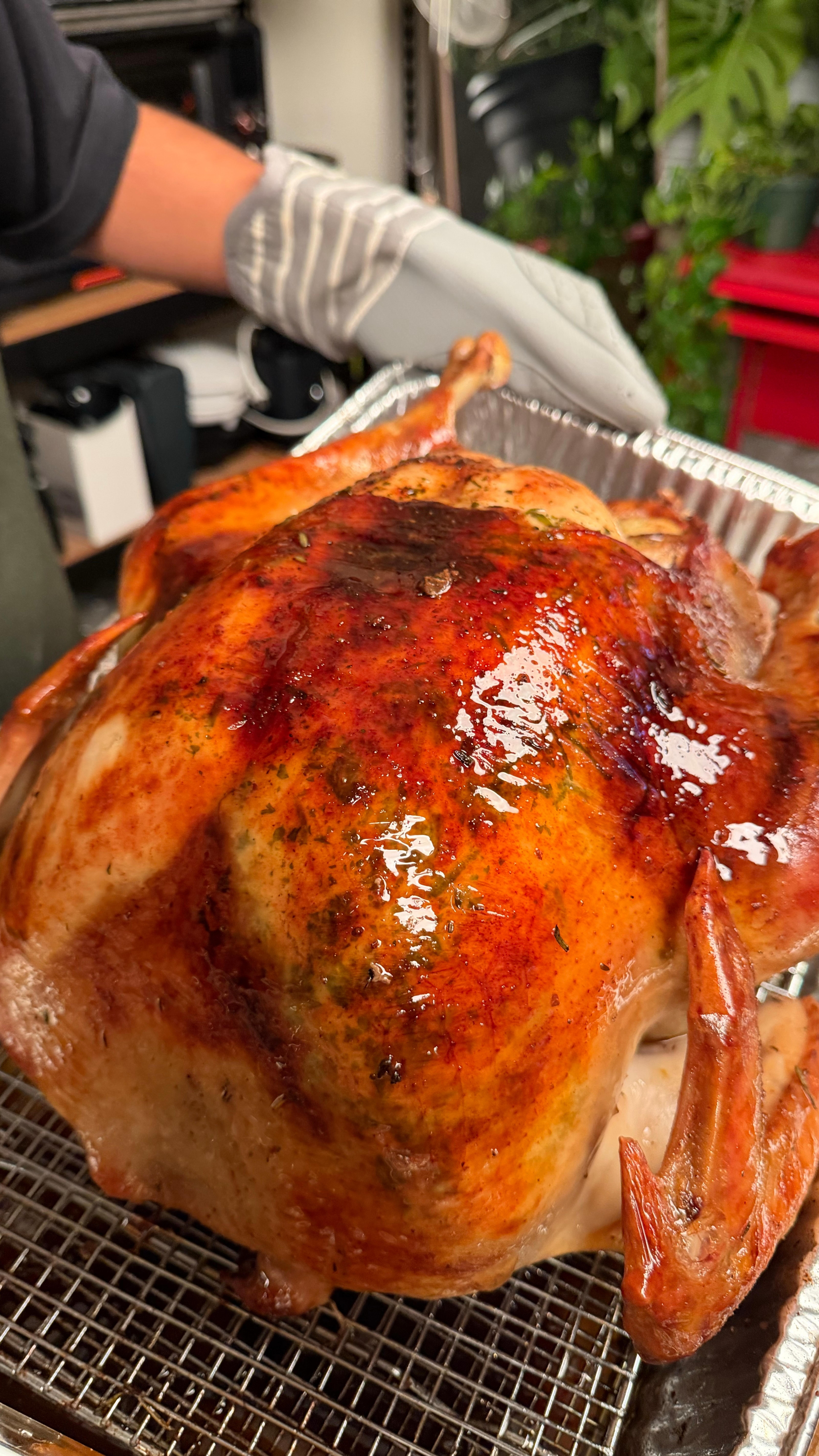 Instagram post by @gidsgids for Kinder's. Caption reads: Turkey roasted with adobo flavors. A little....