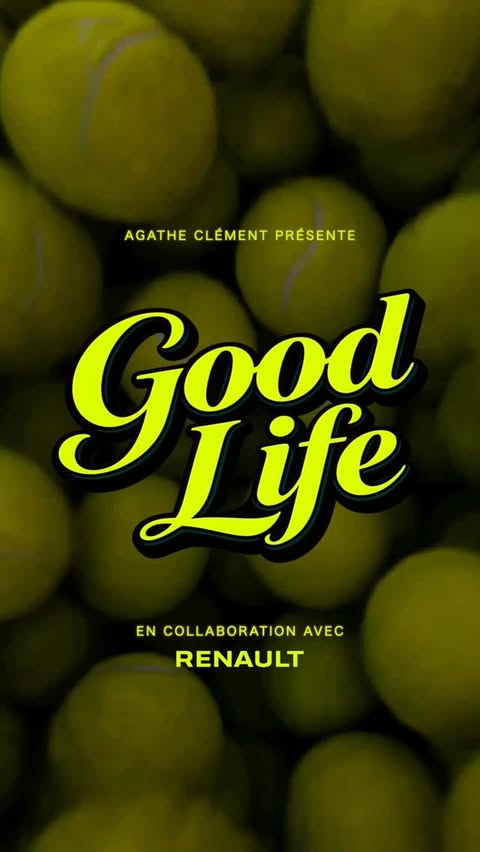 Instagram post by @agathe_clement for Renault Group. Caption reads: It’s a good life!!! @renault_france @rolandgarros.