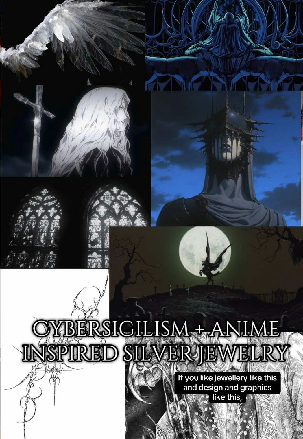 TikTok post by @tinyvampyre for YORDY. Caption reads: [...] you’ll definitely love these pieces from....