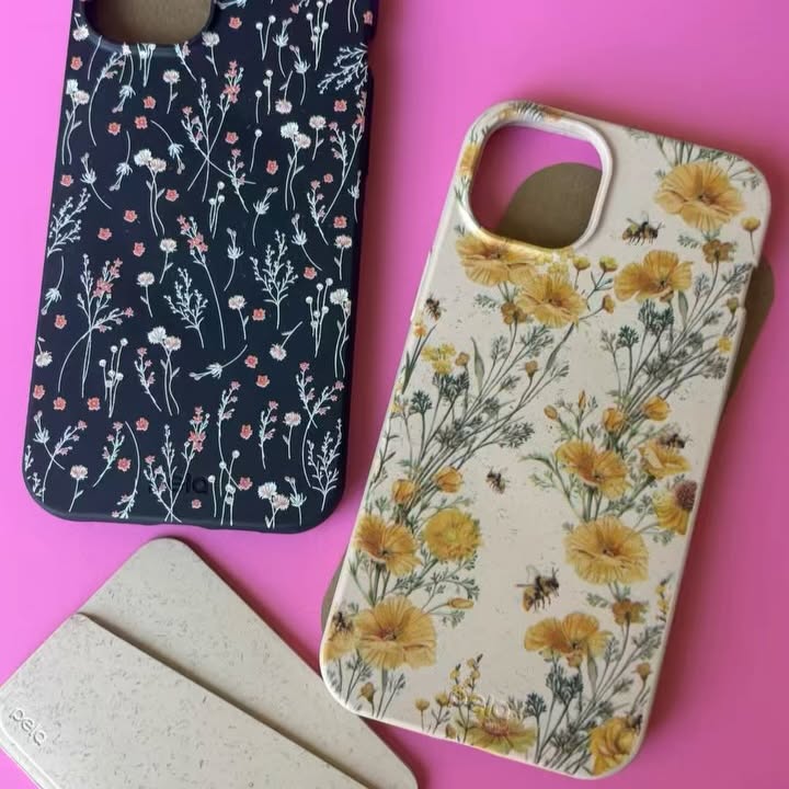 Instagram post by @ohmymichie for Pela Case. Caption reads: @pelacase 💕 

Just got my hands on the cutest....