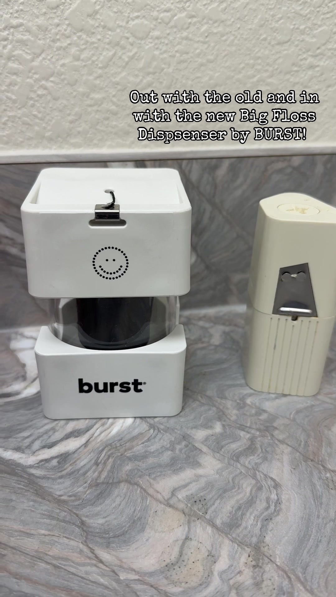 TikTok post by @stinacurvo2 for Burst Oral Care. Caption reads: [...] the new! If you haven’t tried the @BURST....