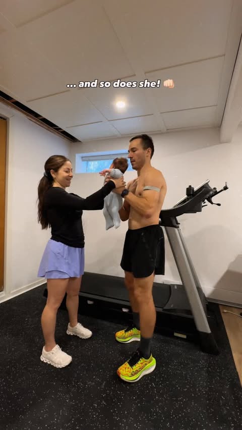 Instagram post by @charlesouimet for SKECHERS. Caption reads: [...] thrive in our fitness journeys....