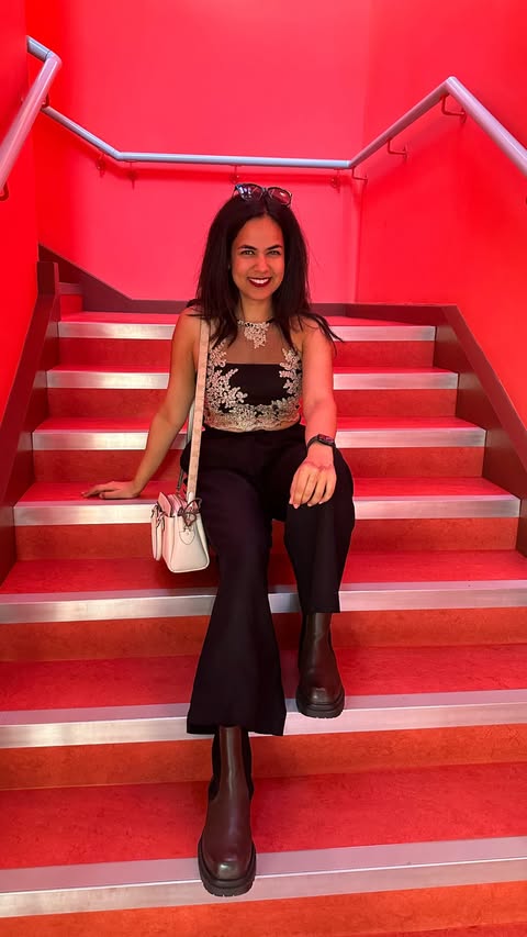Instagram post by @muskannarangg for Twist Museum. Caption reads: E16 of London Unlocked✨ #london....