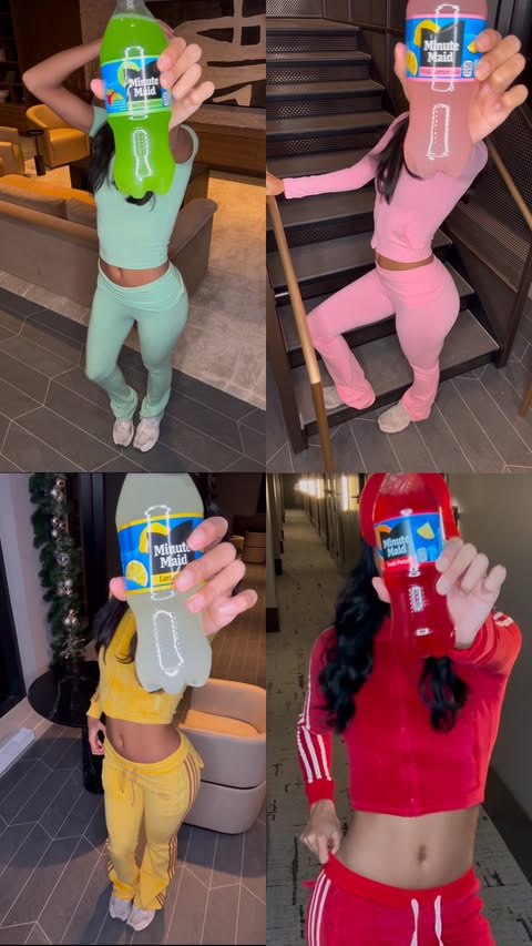 Instagram post by @karenfromig for Minute Maid. Caption reads: What’s your fav flavor? @minutemaid 
#stayjuiced....