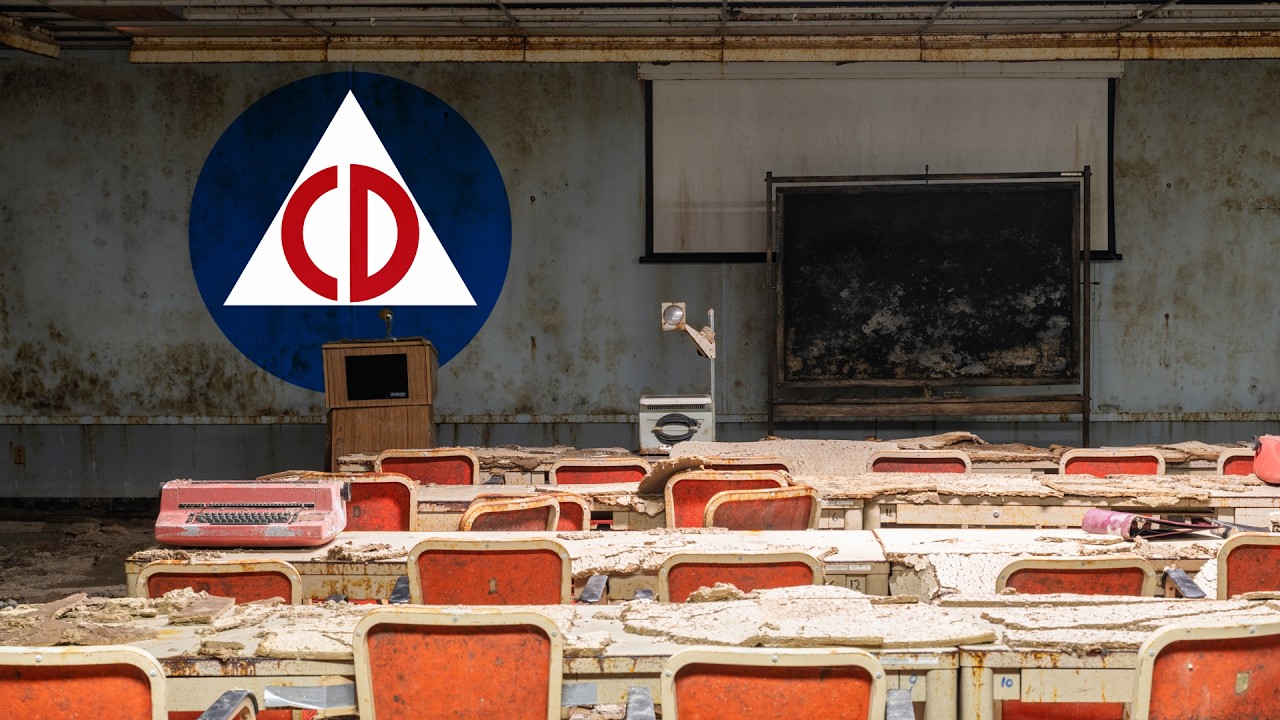 YouTube post by @TheProperPeople for LANDR. Caption reads: Exploring an Underground Nuclear Bunker - Cold War....