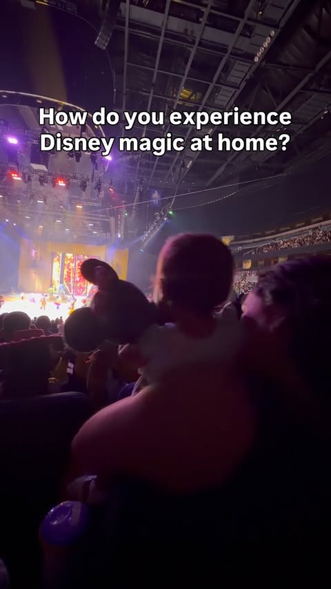 Instagram post by @thethemeparkdad for Disney On Ice. Caption reads: [...] so much for an incredible experience....