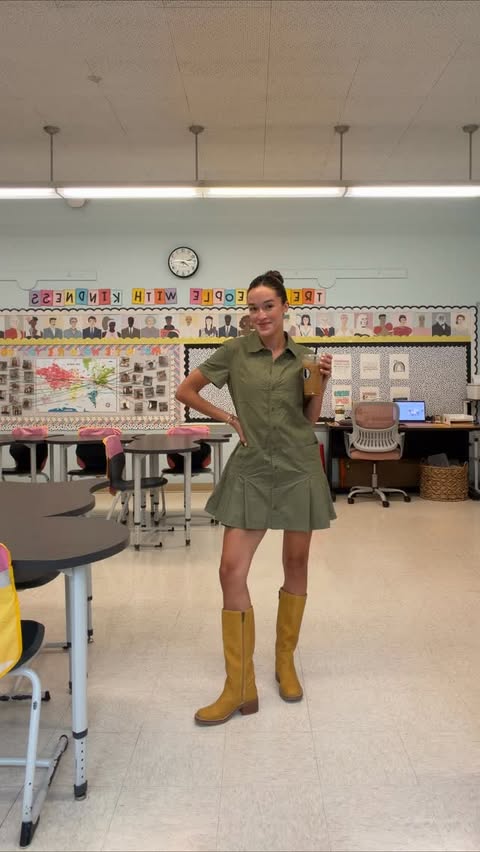 Instagram post by @misspugz for Rent the Runway. Caption reads: i officially broke out the boots for today’s....